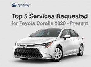 Toyota Corolla (2020–nutid):5 vanligaste Openbay-tjänsterna 
