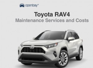 Toyota RAV4 100 000–mile Underhåll:Väsentliga tjänster och kostnadsguide 
