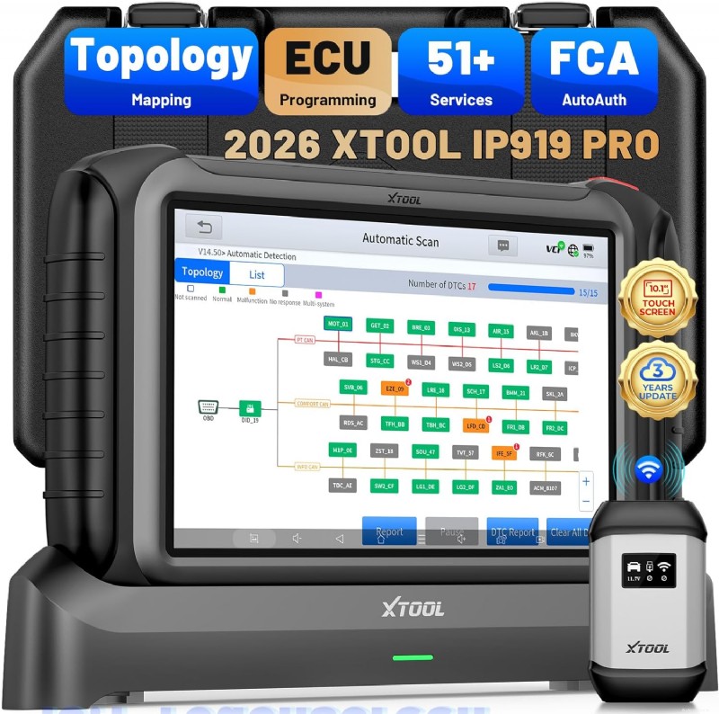 Topp 5 XTOOL OBD2-skannrar för 2026:Expertval och ärliga recensioner 