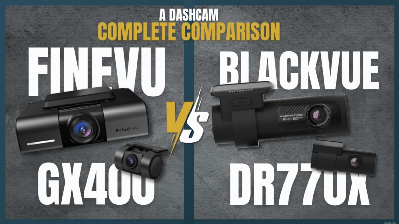 FineVu GX400 vs BlackVue DR590X Plus:Vilken Dash Cam levererar överlägset värde? 