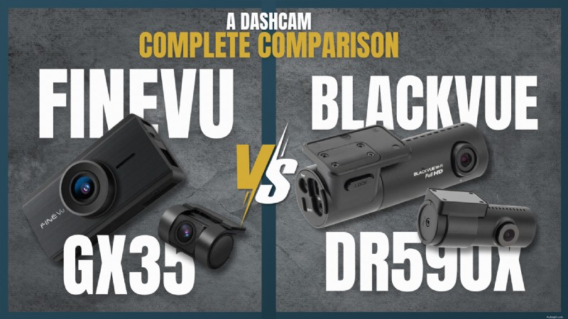 FineVu GX35 vs BlackVue DR590X:Vilken Dual-Channel Dash Cam vinner? 