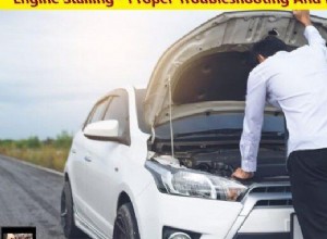 Motorstopp:Expertfelsöknings- och underhållsguide 
