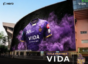 VIDA samarbetar med Kolkata Knight Riders som titelsponsor och ger energi till en ny generation 