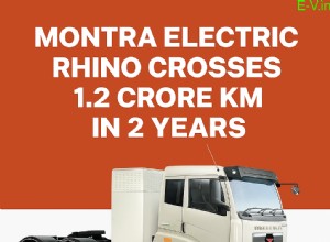 Montra Electrics Rhino EV Trucks täcker 12 miljoner km på bara 2 år 