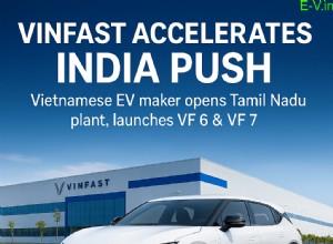 VinFast sätter kurs för snabb expansion i Indien efter fabrikslansering 