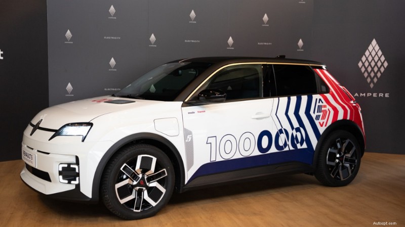 Renault når 100 000 5E-Tech elbilar i Douai, vilket lyfter fram fransk tillverkningsexcellens 