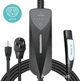 Lectron Bärbar Tesla NACS EV-laddare – Level1 &2, 120V/240V, 8‑40A, NEMA5‑15 &14‑50 kompatibel 
