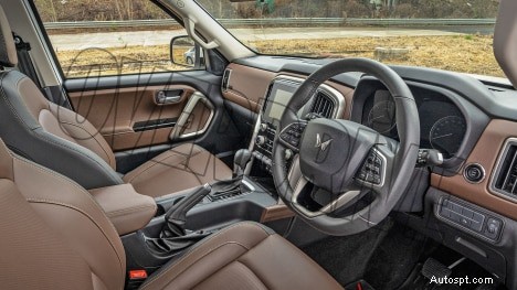 Mahindra Scorpio‑N 2022 Z8L Bensin MT:6-växlad, 6-sitsig interiör – fullständiga specifikationer och höjdpunkter 