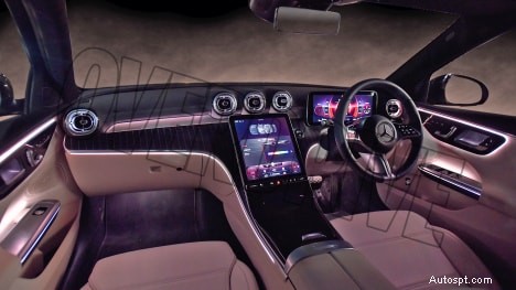 2022 Mercedes-Benz C-klass C200 interiör – lyx, komfort och banbrytande design 