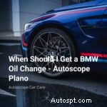 BMW Oljebyte Guide:När ska man byta olja för optimal prestanda 