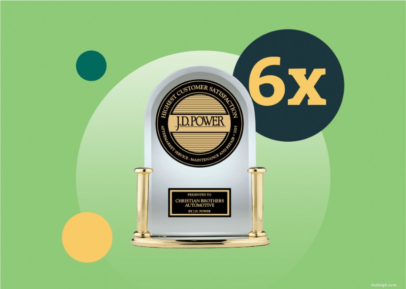 Christian Brothers Automotive Clinches 6:e raka #1 ranking i 2025 J.D. Power Aftermarket Service Index för kundnöjdhet 