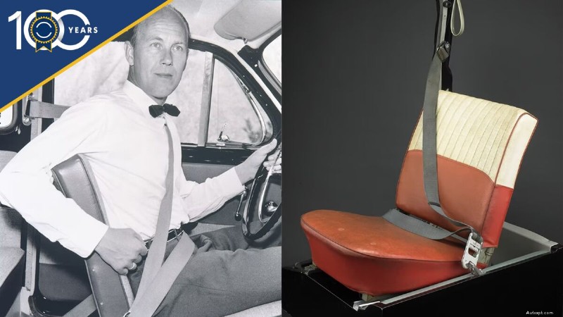 Bästa fordonsinnovationer:1960-talets 3-punktsbälte – ett säkerhetsgenombrott som förändrar spelet 
