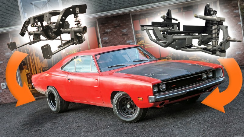 Testar Heidts 4-Link Rear och IFS Kit på en Dodge Charger 